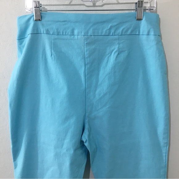 Chico’s So Slimming Turquoise Cropped Pants Chico’s size 2 regular size 12 - Picture 6 of 8